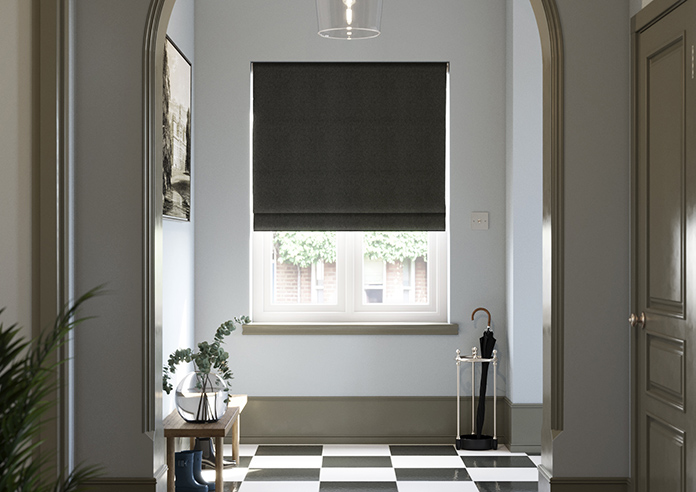 Wexley, Black Ink - Twist&Fit Roman Blind - Image 3